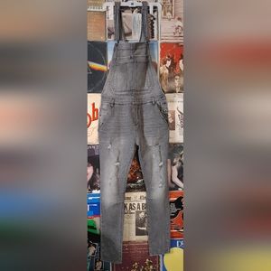 Zara Men Denimwear grey overalls